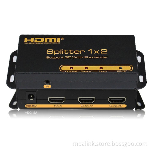 3D 1X2 HDMI Splitter (support IR)